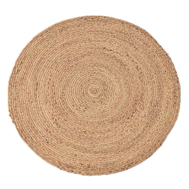 Hand Woven Rattan Round Carpet
