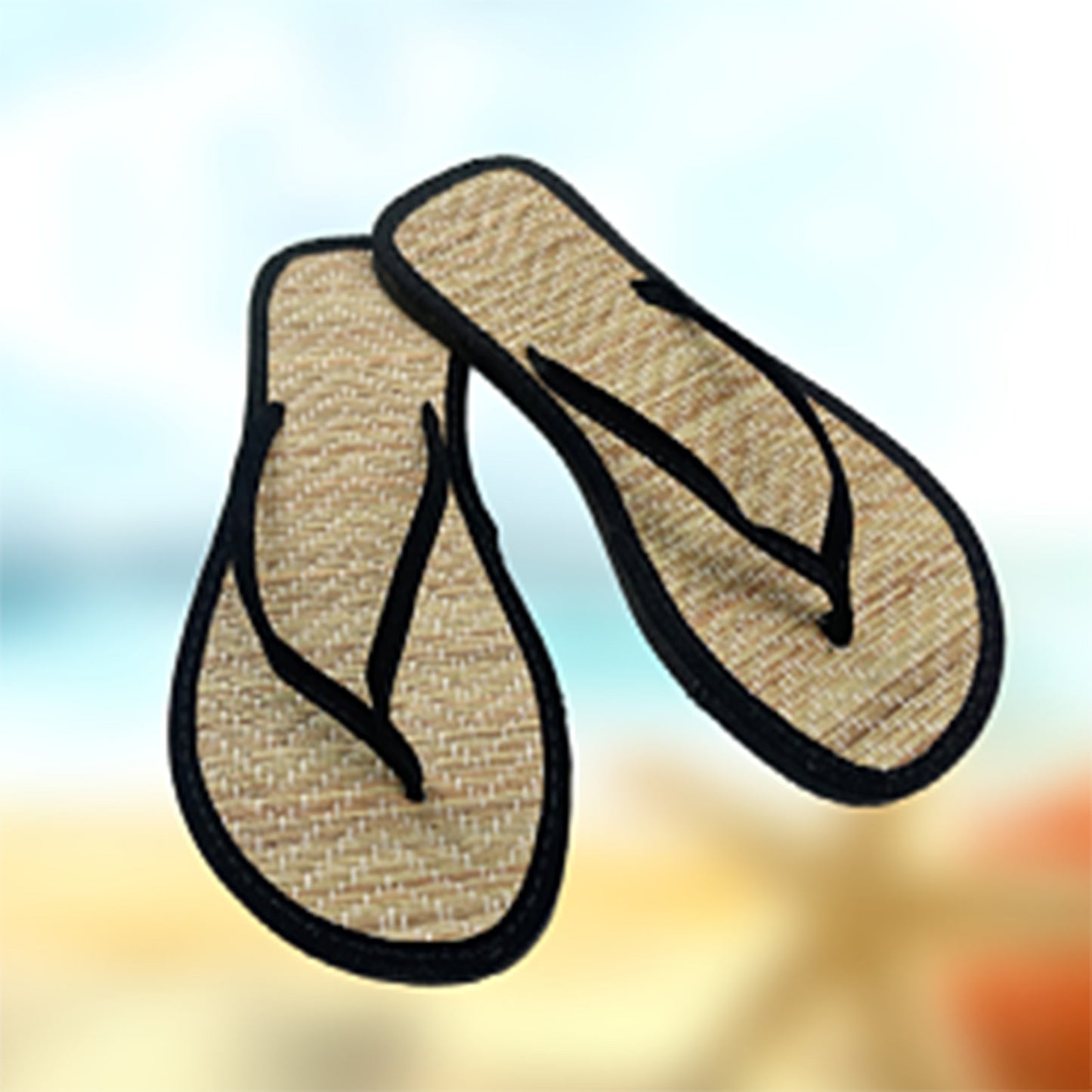 Women Flat Flip-flops Slippers Comfortable Non-slip Sandals Bamboo Rattan Flip Flop Home Bathroom Fashion Slippers Beach Slipper