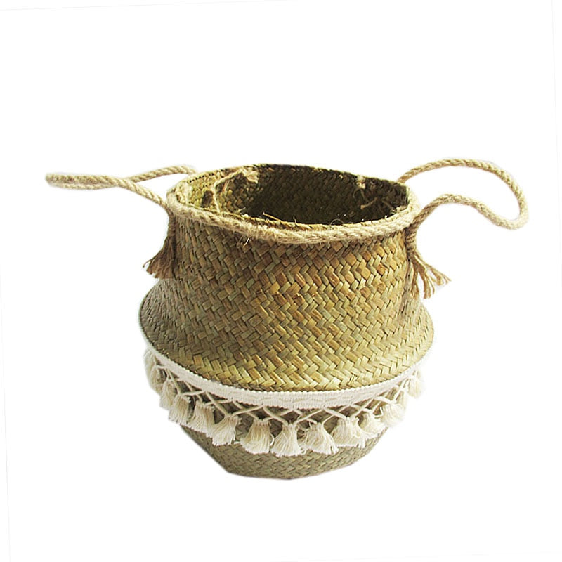 Handmade Rattan Flower Basket