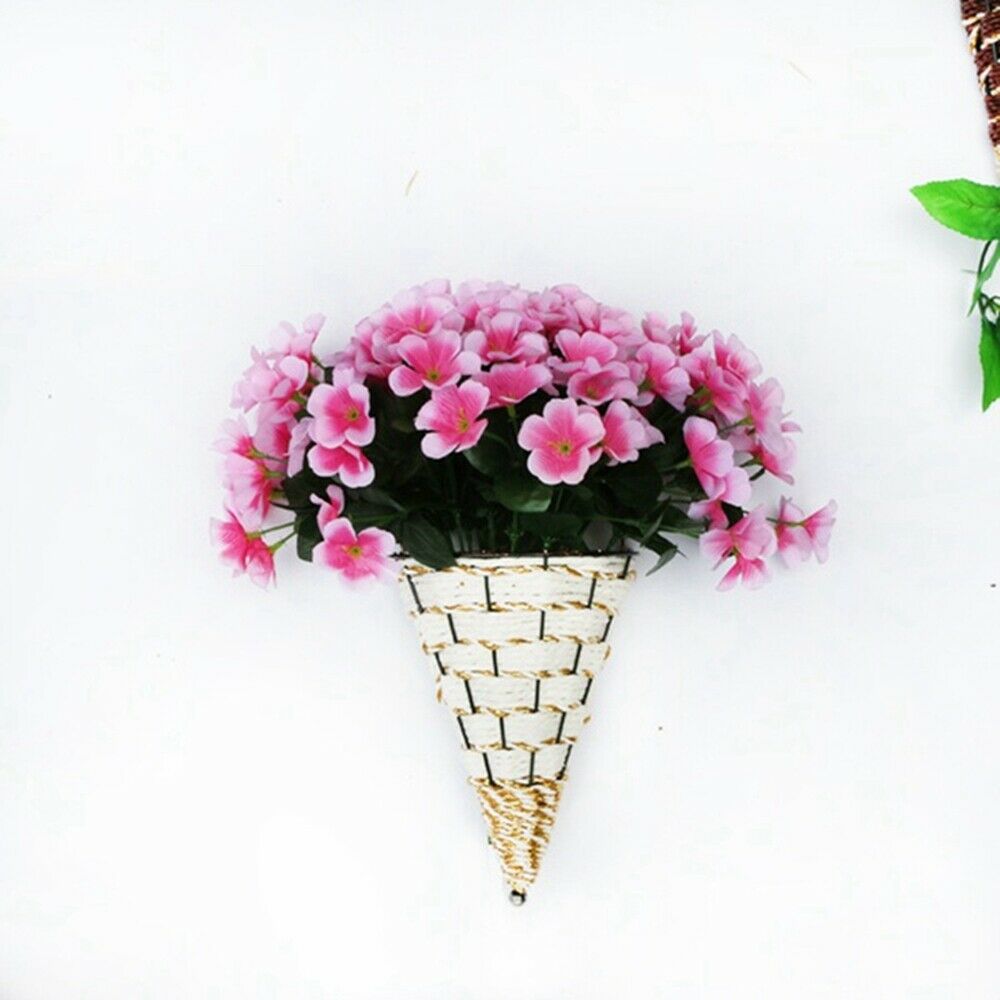 Handmade Rattan Wall Flower Pot Hanger