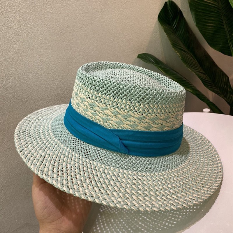Bohemia Handmade Rattan Panama Summer Hat