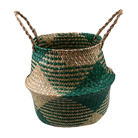 Handmade Rattan Home Decor Plant Basket