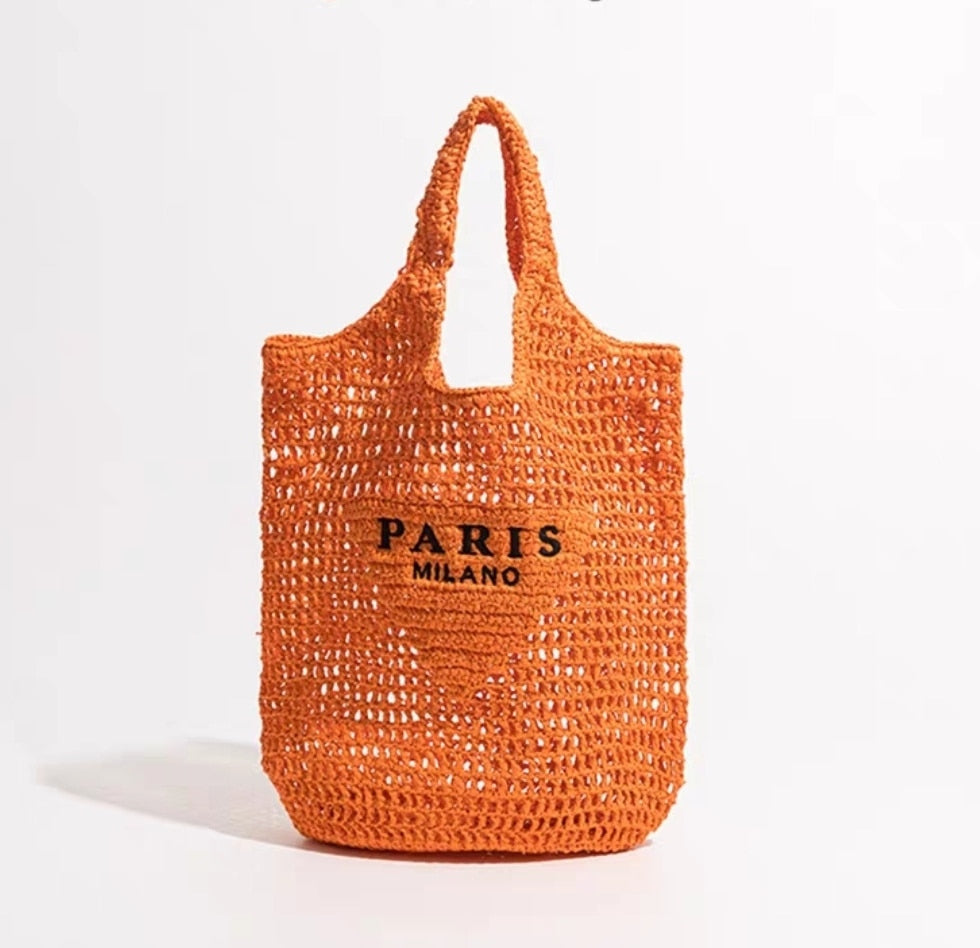 Handmade Rattan Raffia Luxury Fashion Woven Bag