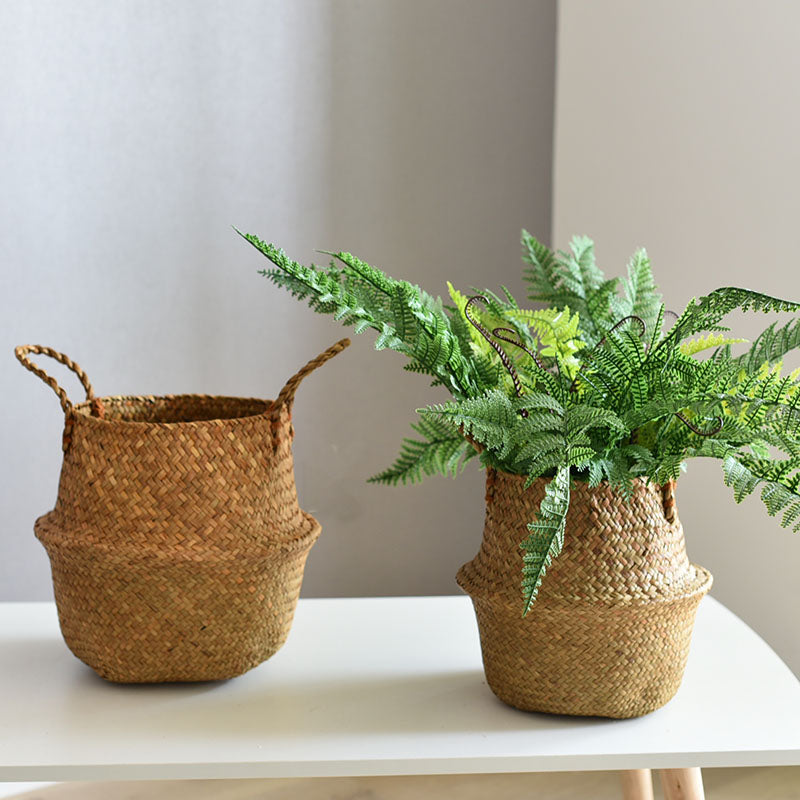 Handmade Rattan Decorative Flower Basket